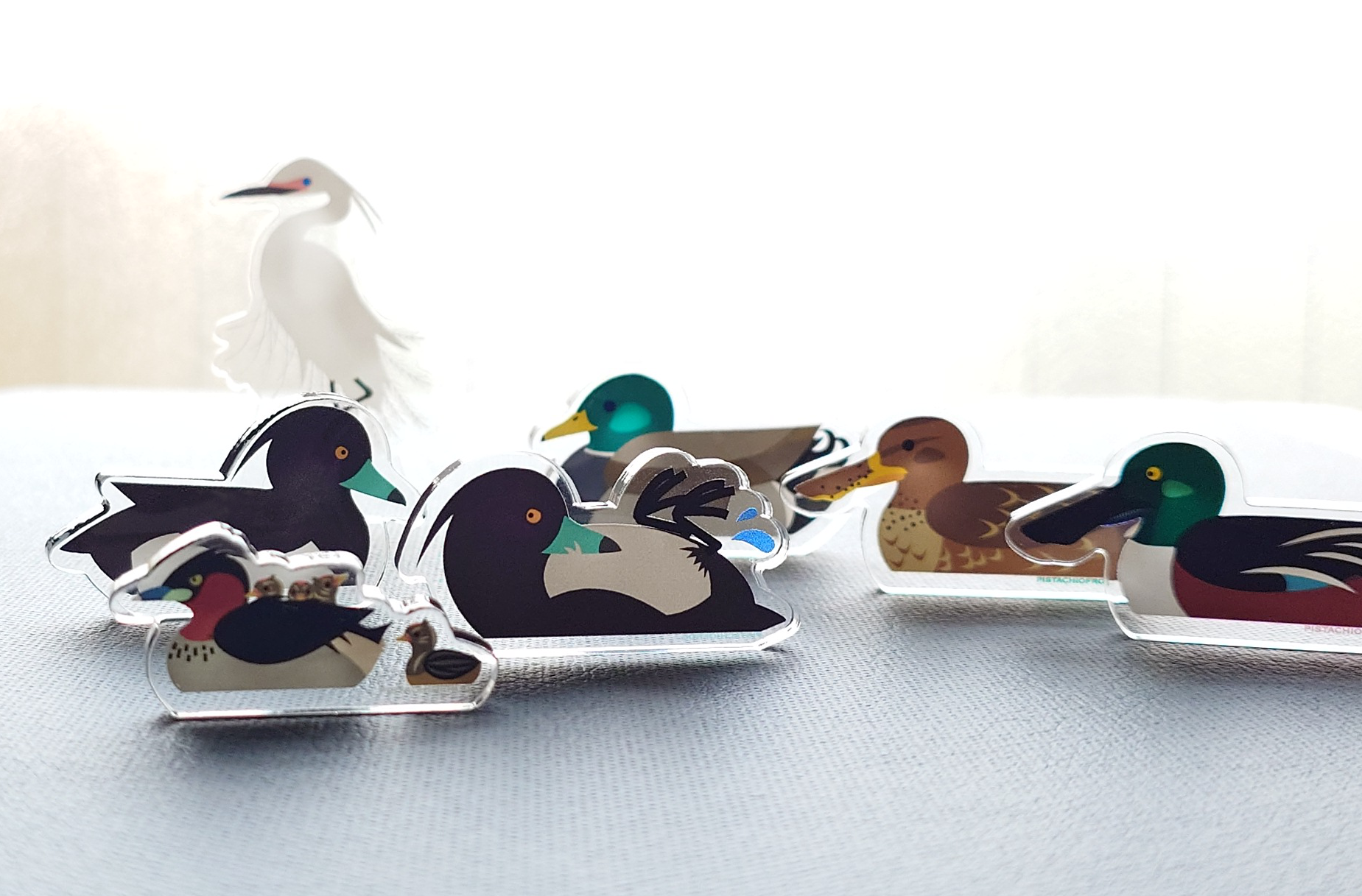 水鳥のアクスタの写真